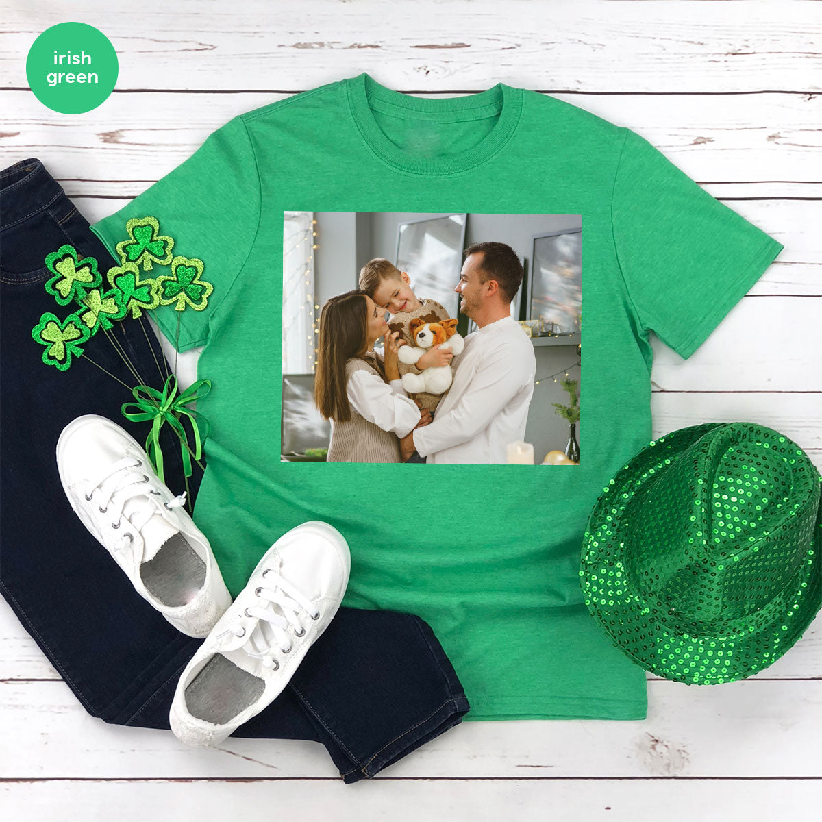 Custom Family T-Shirt, Customizable Photo Shirt, Baby Tee, product image 58