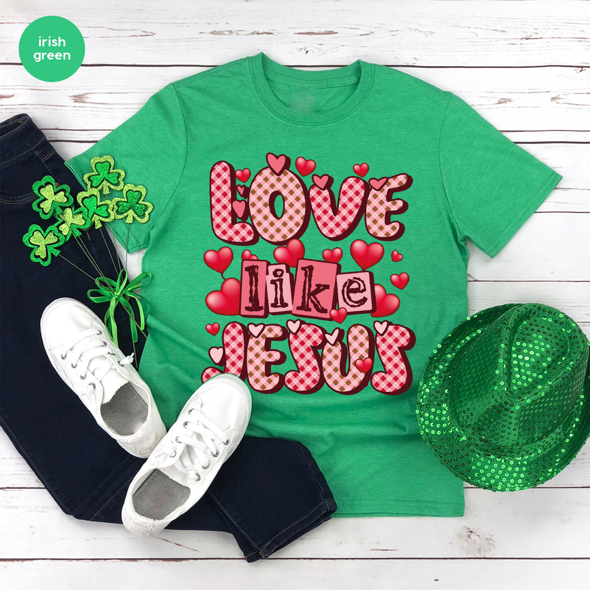 Love Like Jesus Shirt, Valentine's Day Best Gift for Lovers product image 71
