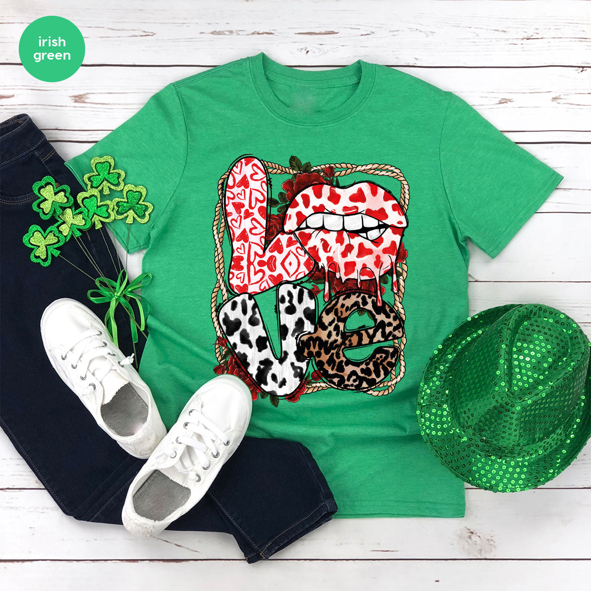 Love Shirt, Lovers Gift, Cool Valentine's Day T-Shirt product image 71