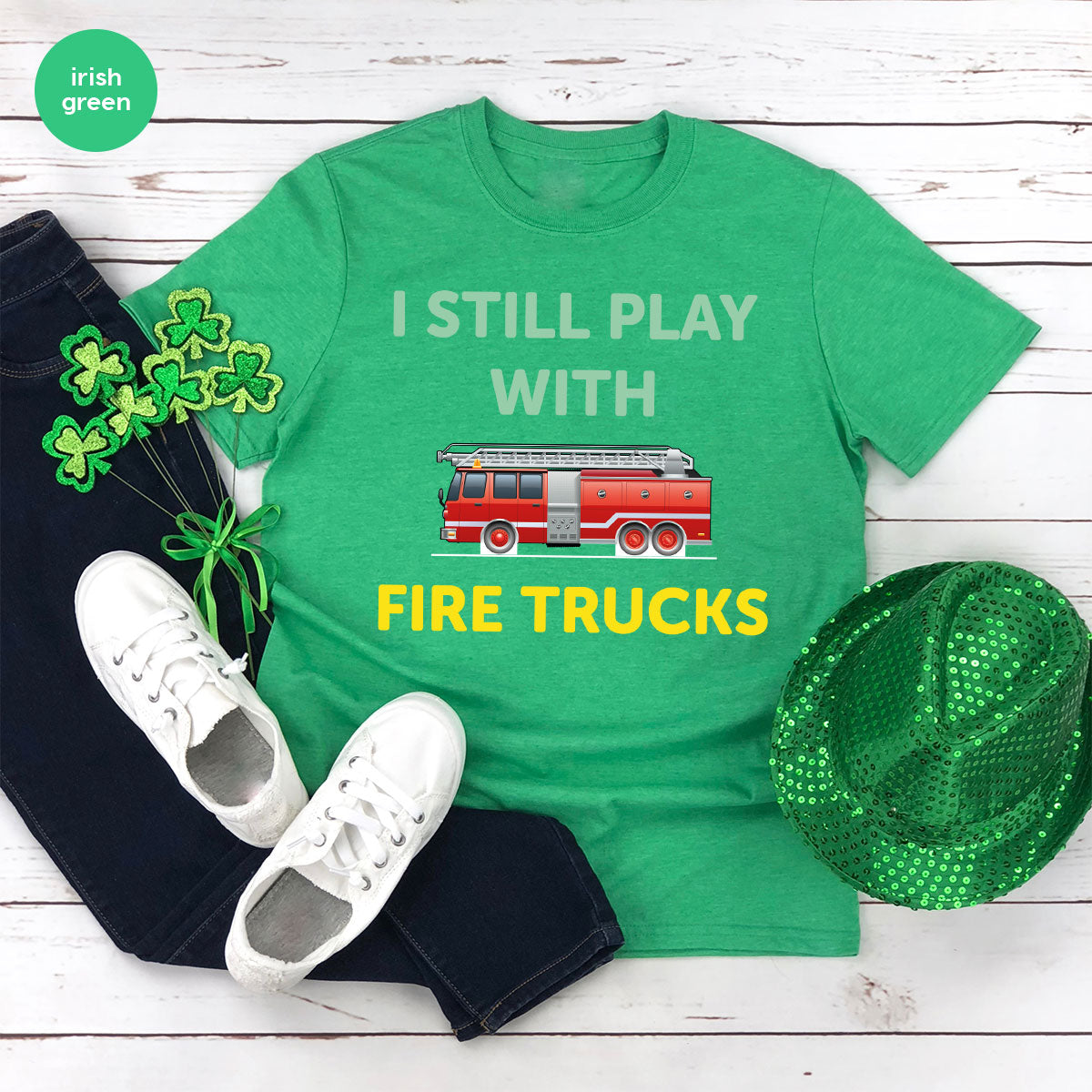 Fire Truck Shirt, Funny Fighter T-Shirt, Fireman Tee product image 72