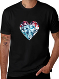 Diamond Heart Graphic Tee - Classic Black product image 1