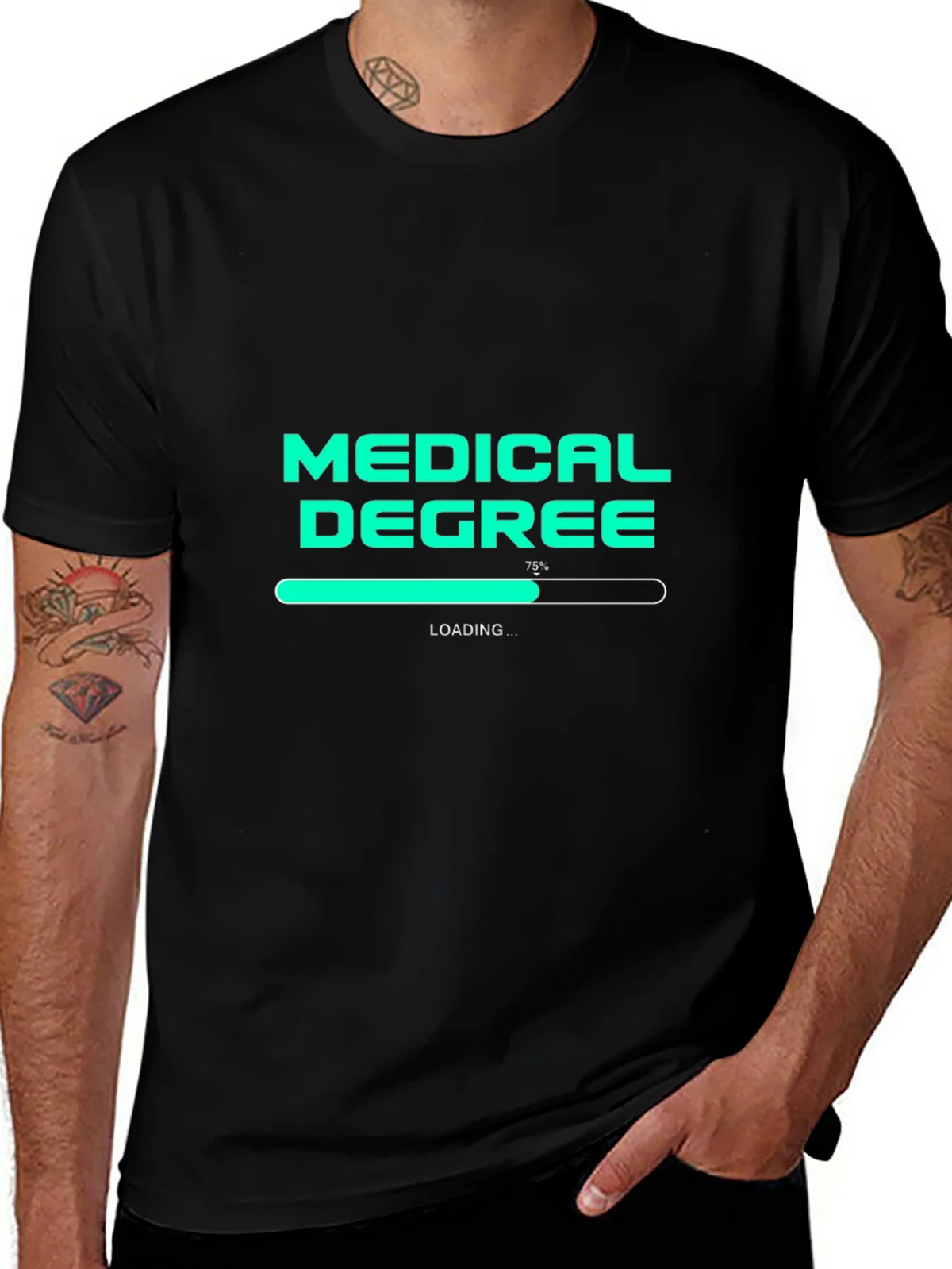 Medical Degree Loading T-Shirt - Student Doctor Gift product image 1