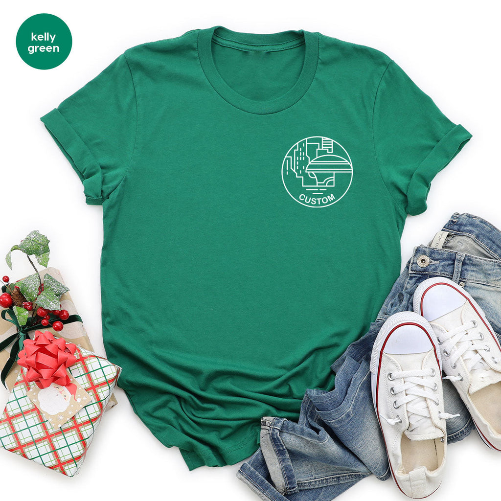 Planet Line Drawing Sweatshirt, Customizable Galaxy Pocket product image 11