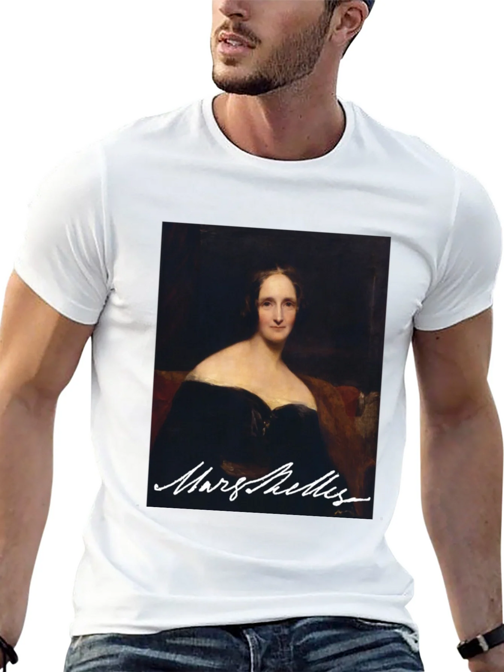 Mary Shelley Portrait Graphic Tee - Literary Fashion product image 8