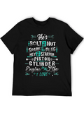 Hes The Bolt to My Nut Graphic Tee product image 1
