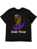 Smile Please Graphic Tee - Stylish Comfort product image 1