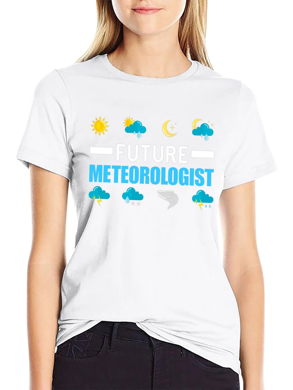 Future Meteorologist Black T-Shirt product image 1