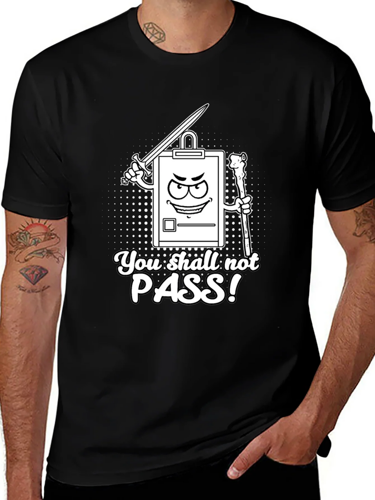 You Shall Not Pass! Clipboard T-Shirt product image 1