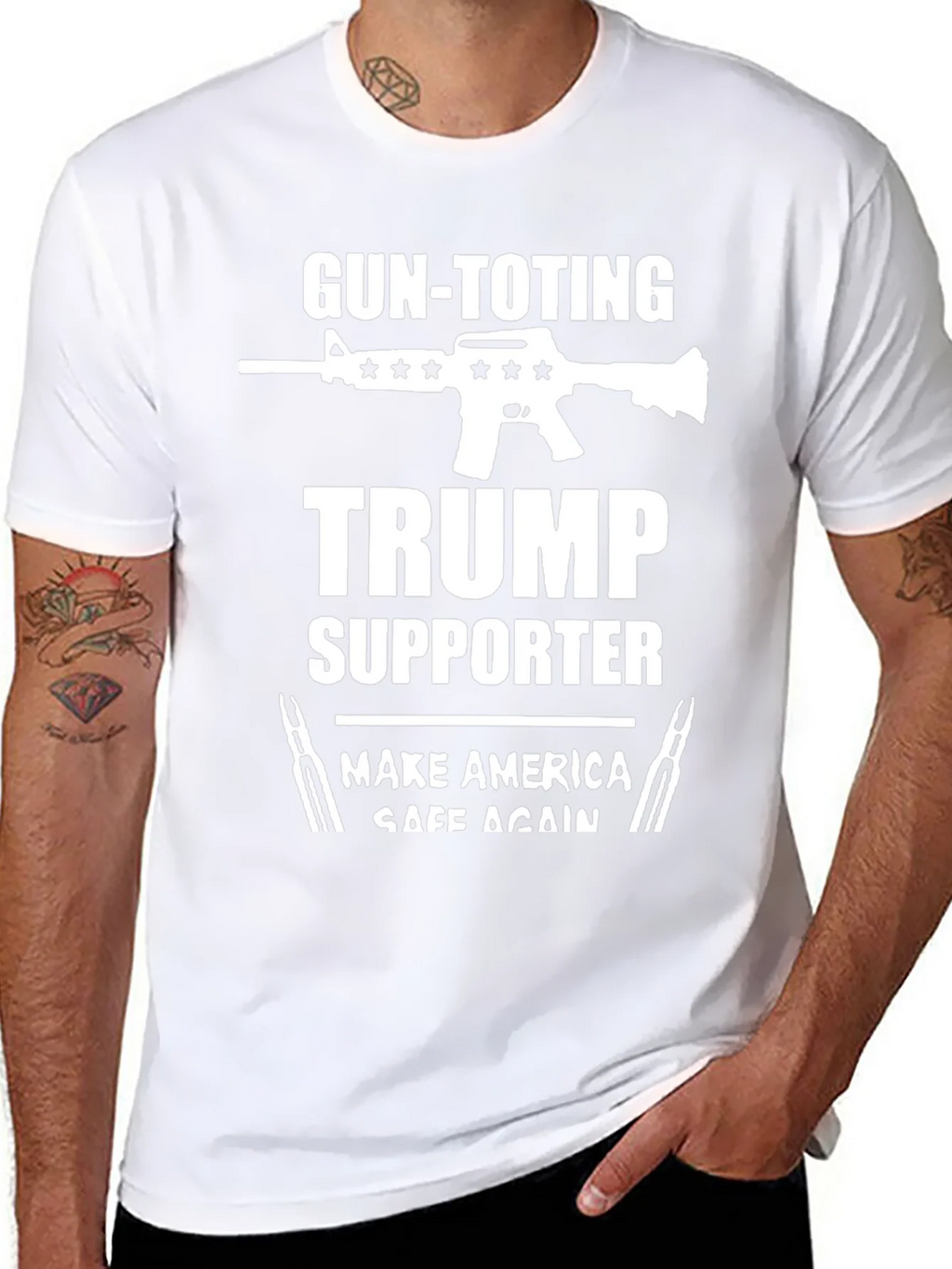 Gun-Toting Trump Supporter T-Shirt product image 3