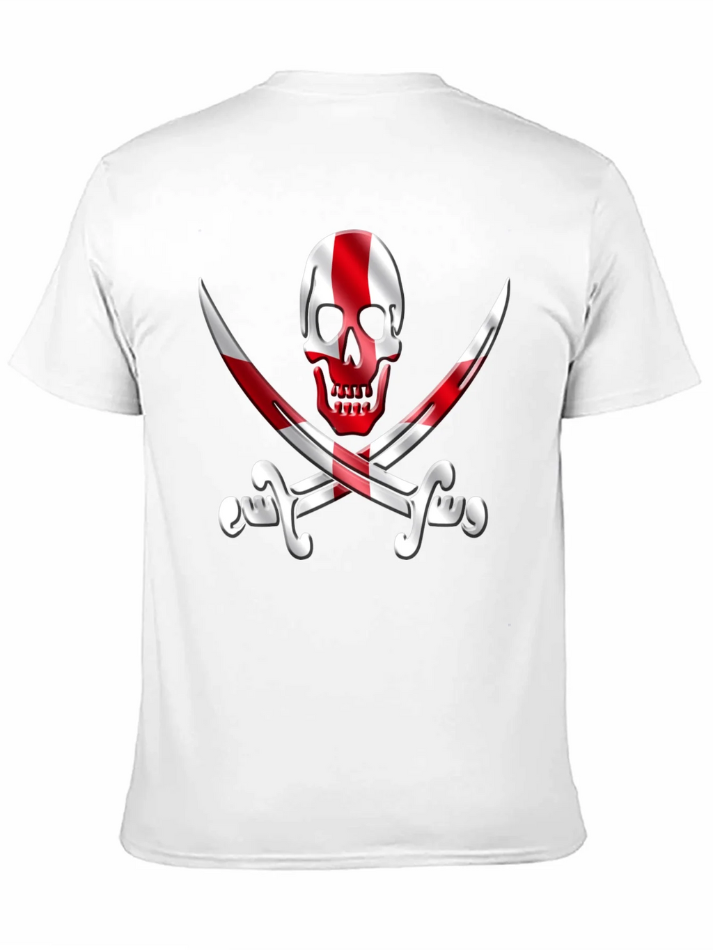 Skull & Swords England Flag Graphic Tee - Black product image 2
