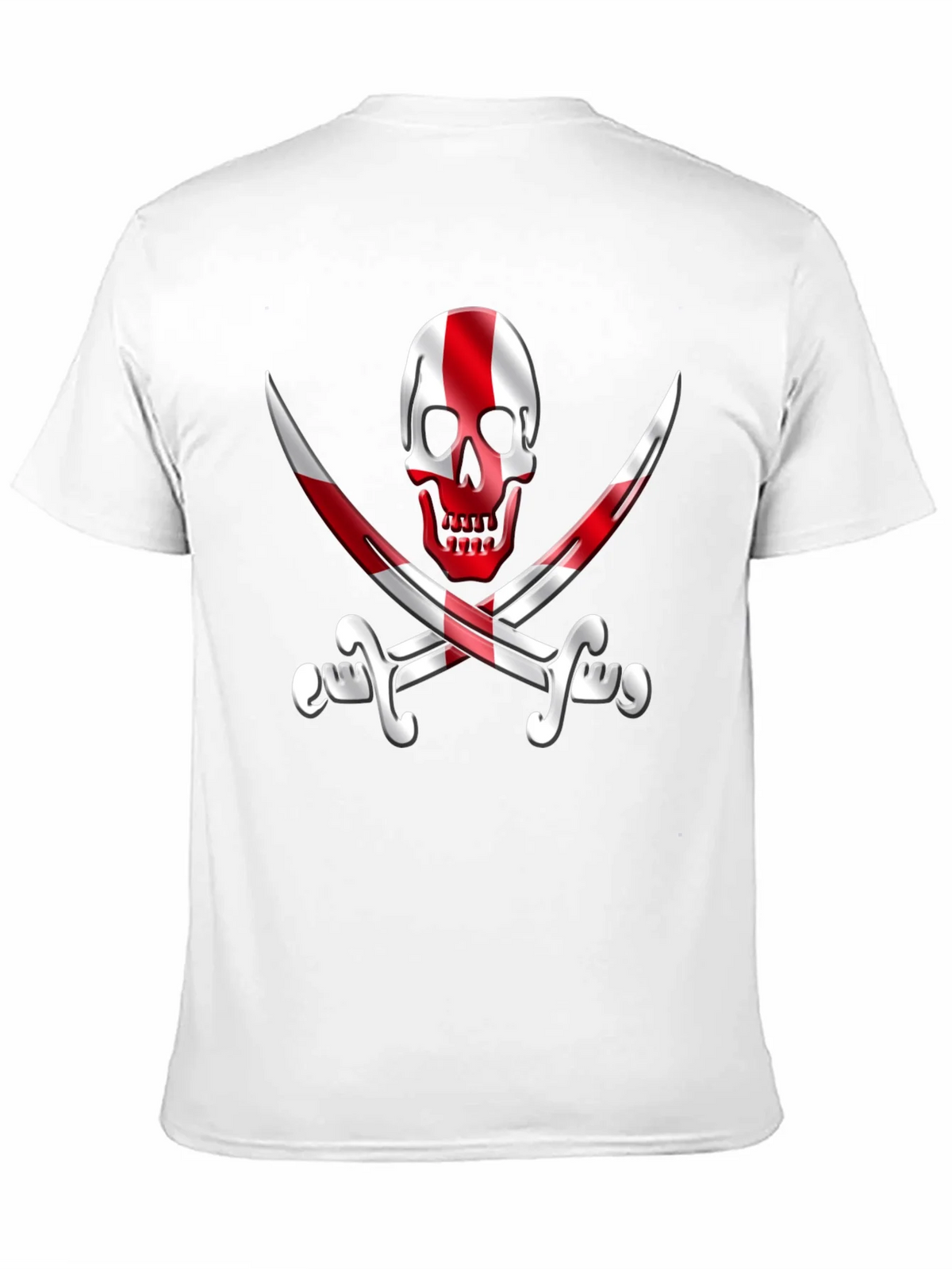 Skull & Swords England Flag Graphic Tee - Black product image 2