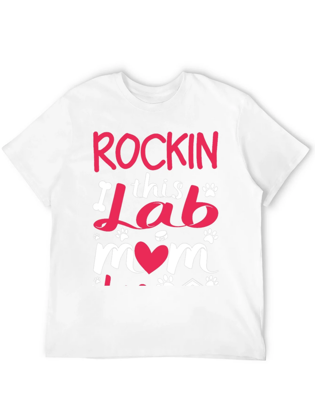 Rockin Lab Mom Black T-Shirt product image 9