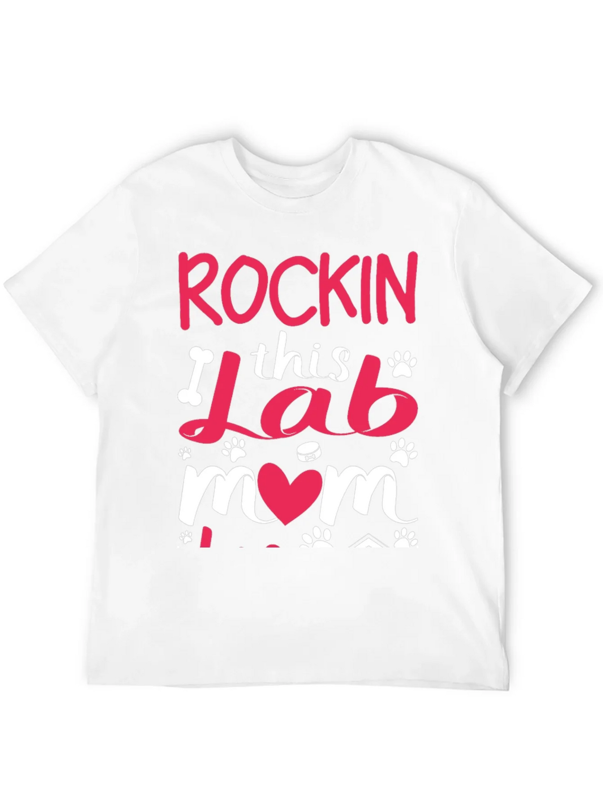 Rockin Lab Mom Black T-Shirt product image 9
