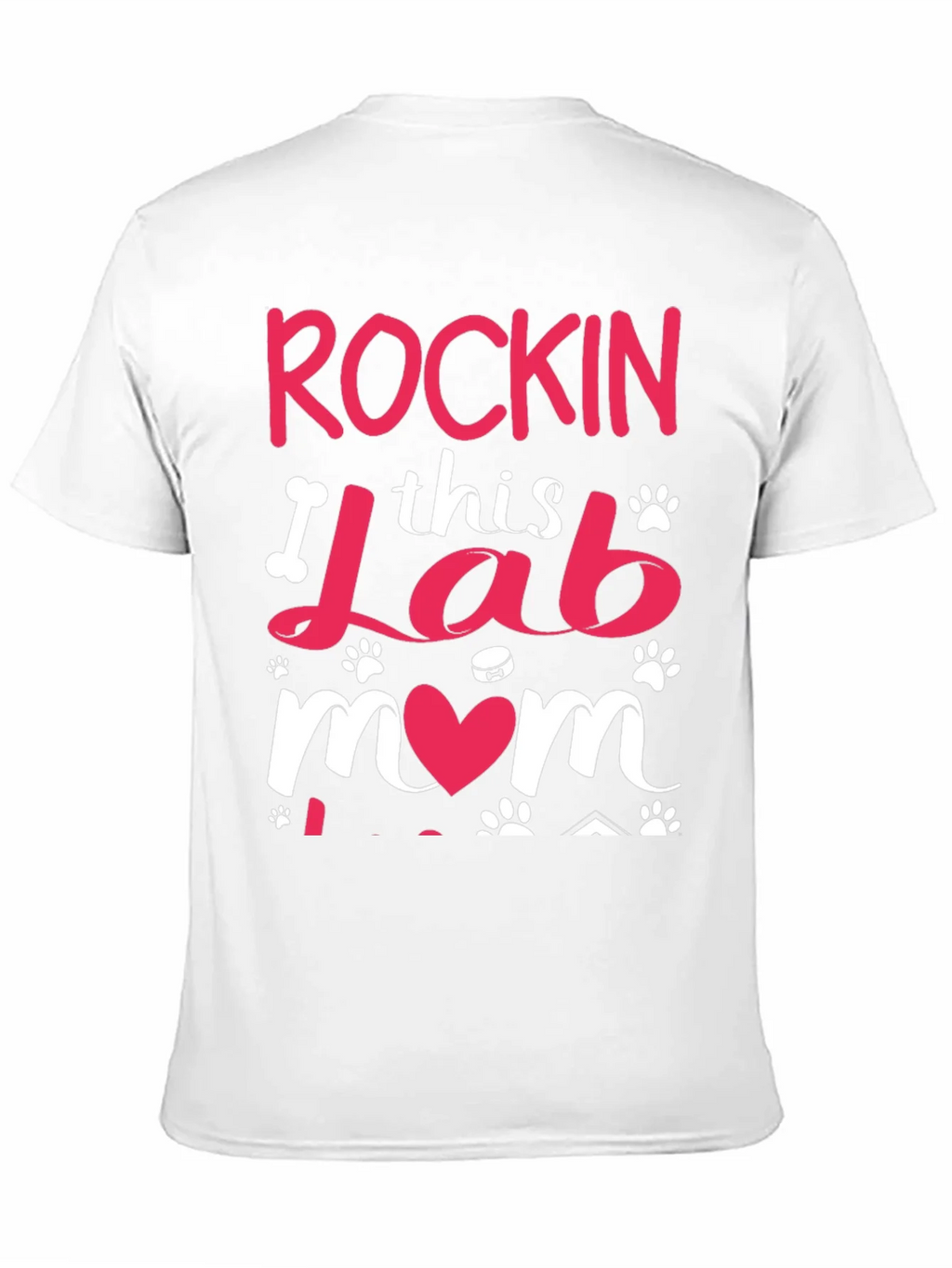 Rockin Lab Mom Black T-Shirt product image 8