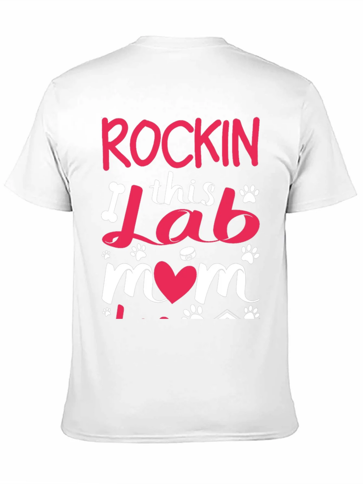 Rockin Lab Mom Black T-Shirt product image 8