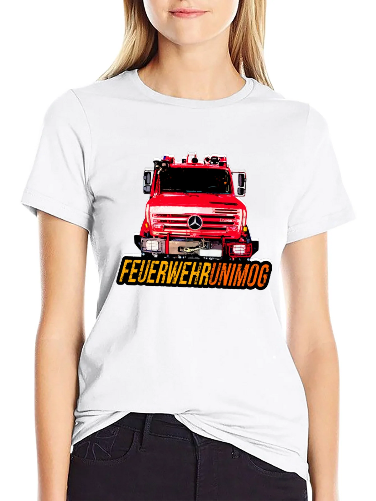 Fire Truck Graphic T-Shirt product image 3