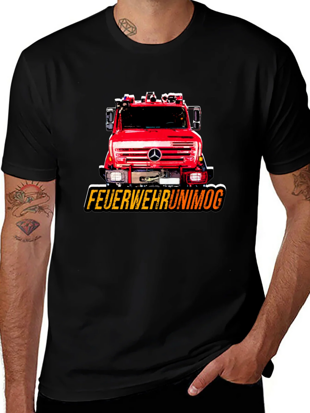 Fire Truck Graphic T-Shirt product image 1