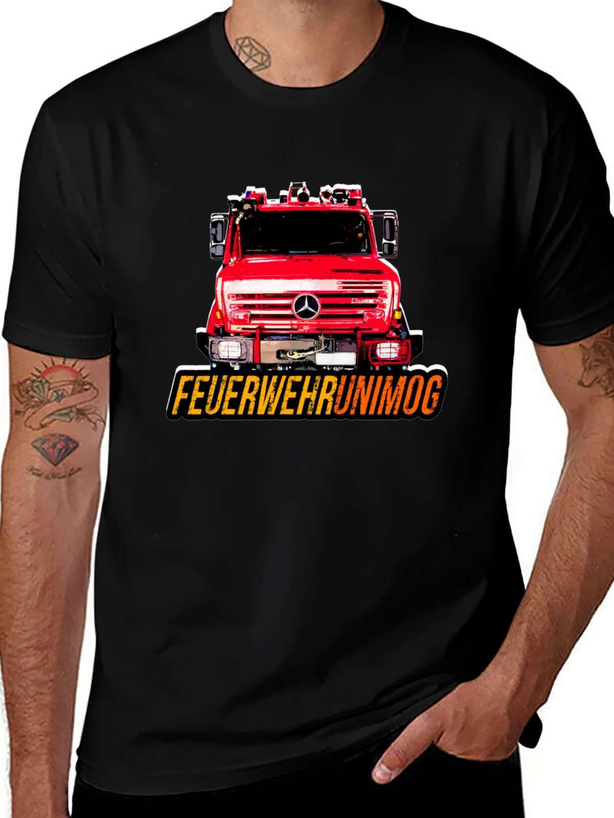 Fire Truck Graphic T-Shirt product image 1