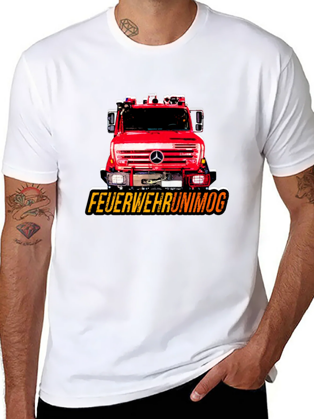 Fire Truck Graphic T-Shirt product image 2