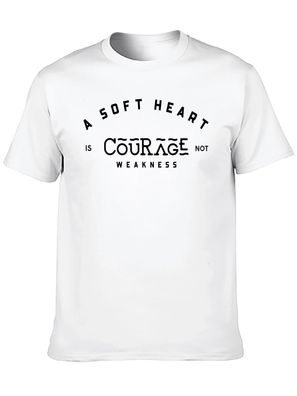 A Soft Heart is Courage Graphic T-Shirt product image 6