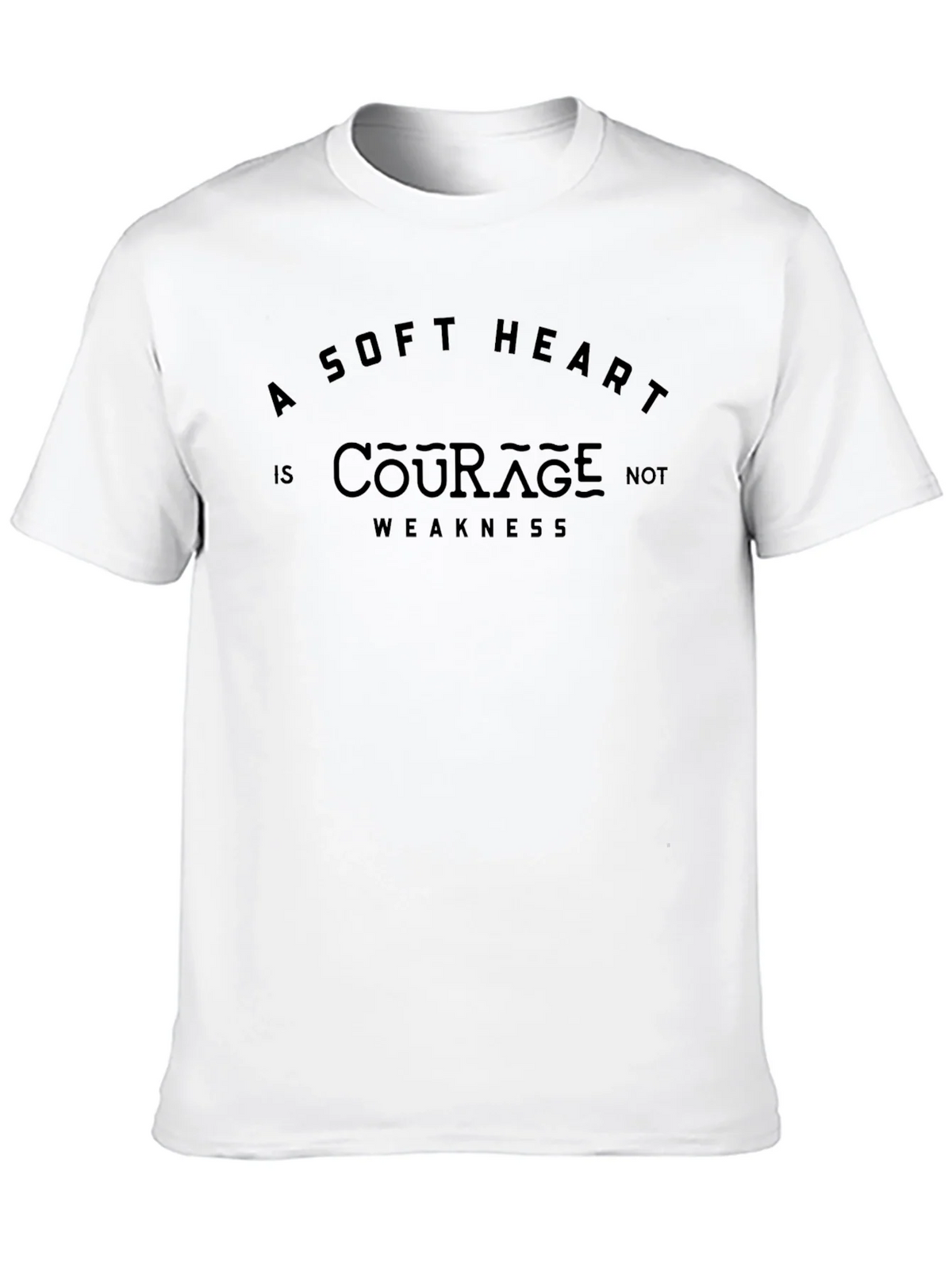 A Soft Heart is Courage Graphic T-Shirt product image 6