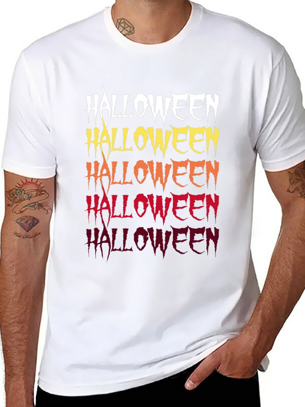 Halloween Gradient T-Shirt - Spooky Style product image 2