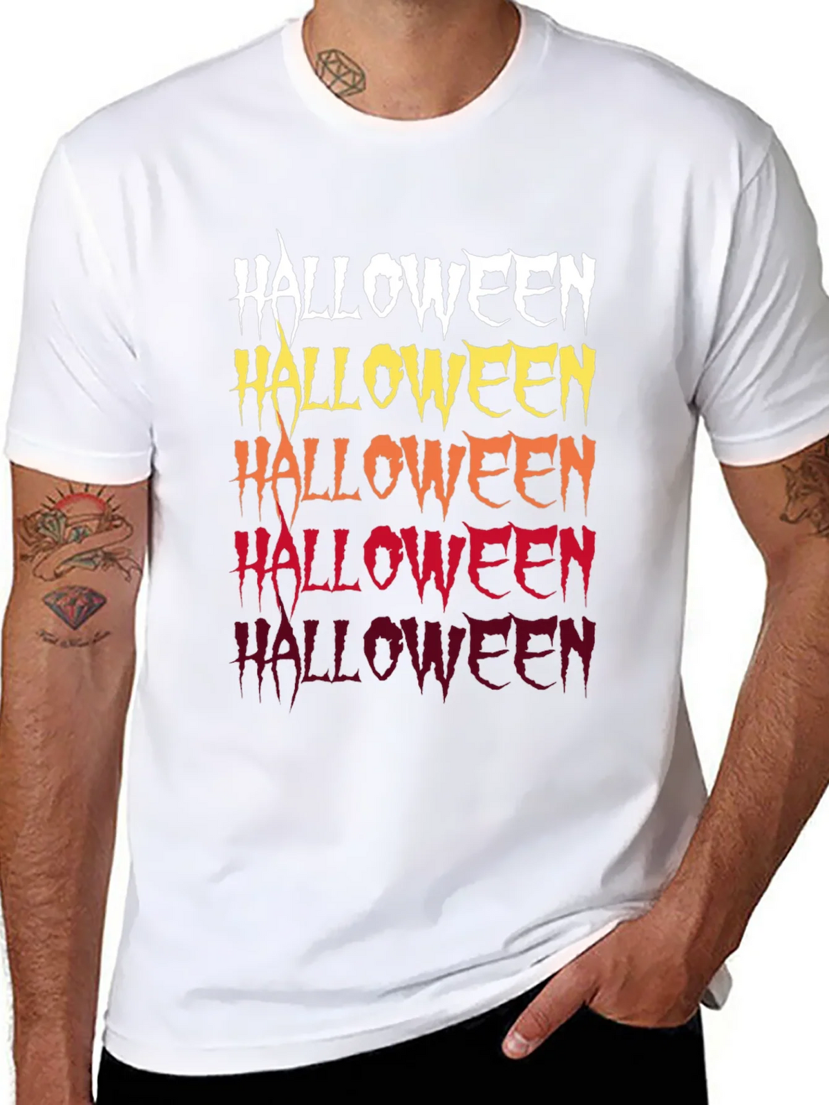 Halloween Gradient T-Shirt - Spooky Style product image 2