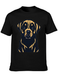 Rottweiler Dog Graphic T-Shirt - Black product image 1