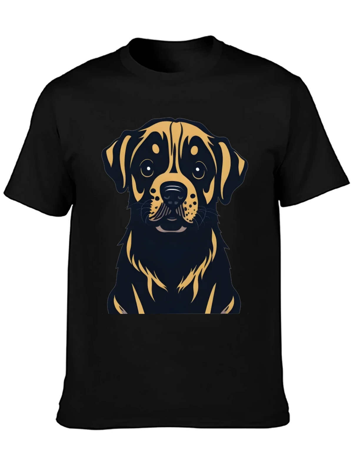 Rottweiler Dog Graphic T-Shirt - Black product image 1