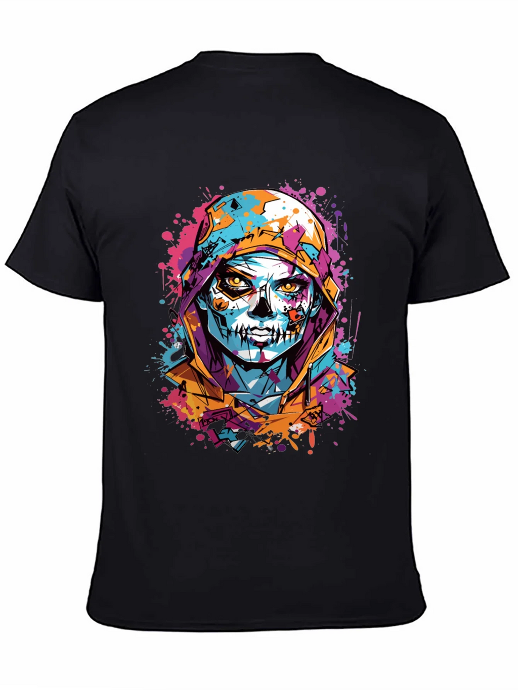 Skull Art Print T-Shirt - Unique Graphic Tee product image 4