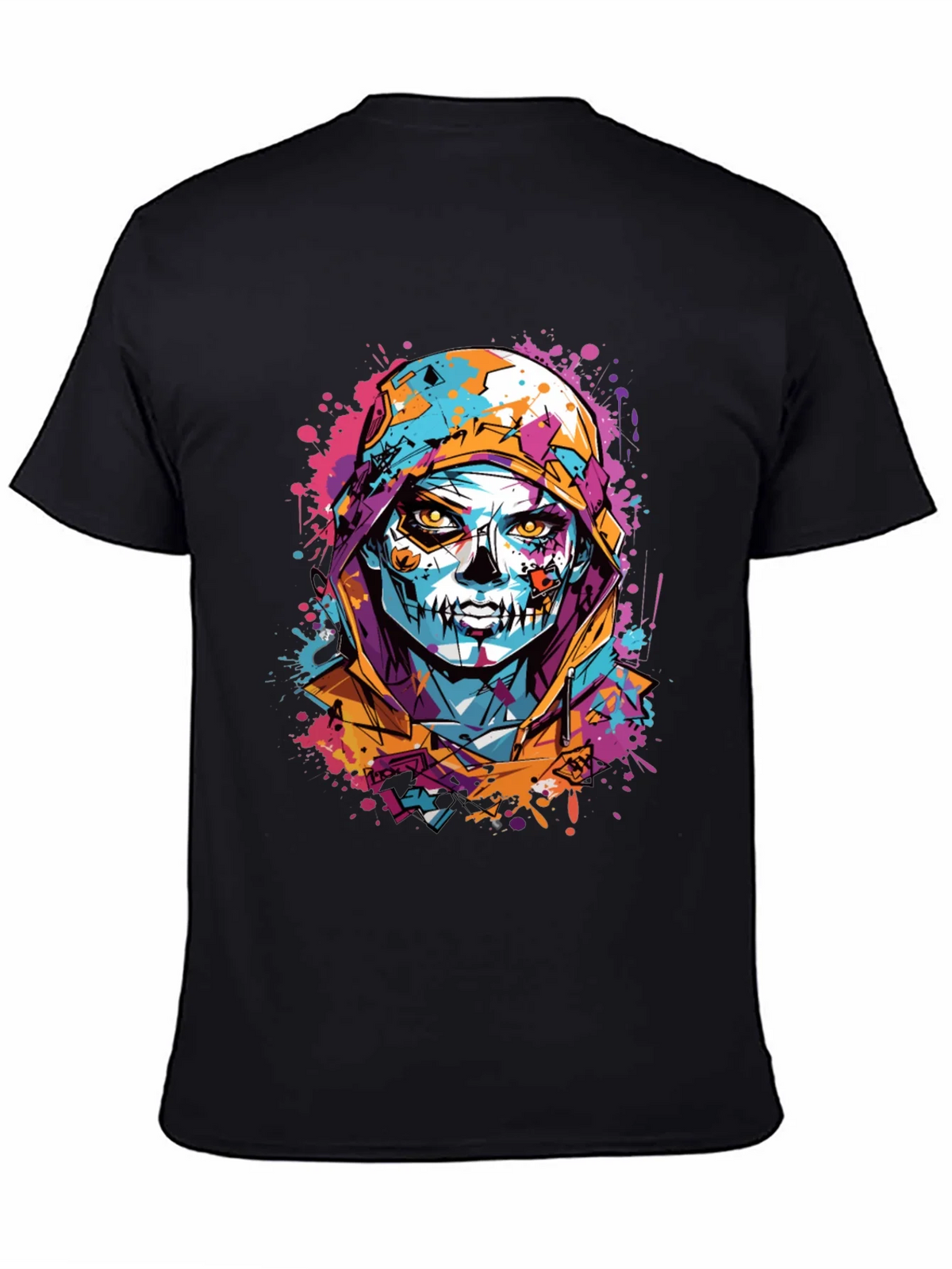 Skull Art Print T-Shirt - Unique Graphic Tee product image 4