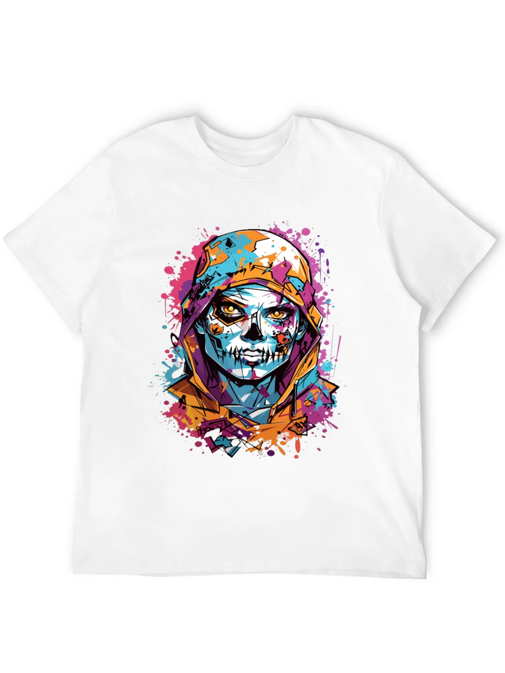 Skull Art Print T-Shirt - Unique Graphic Tee product image 10