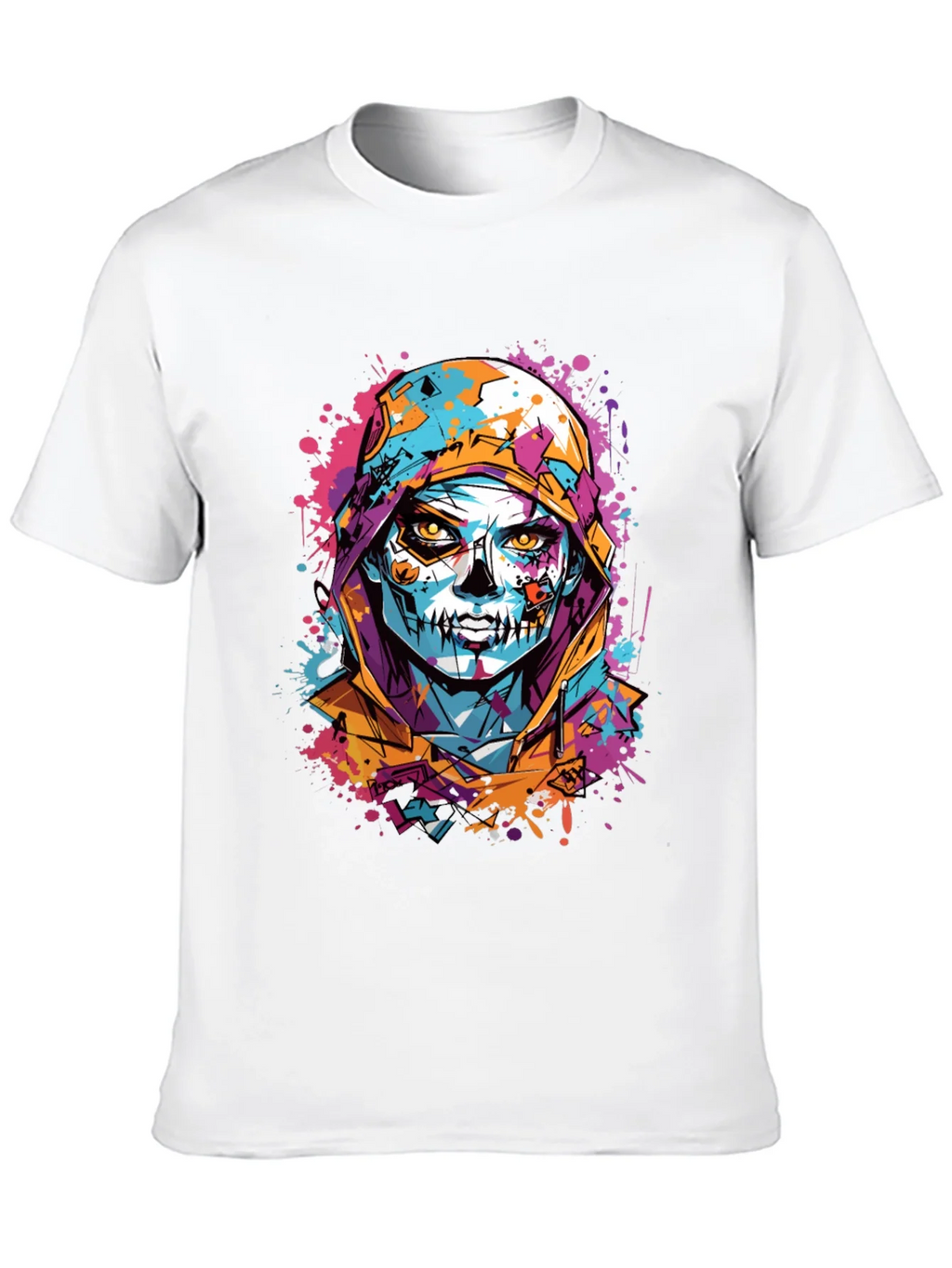 Skull Art Print T-Shirt - Unique Graphic Tee product image 9