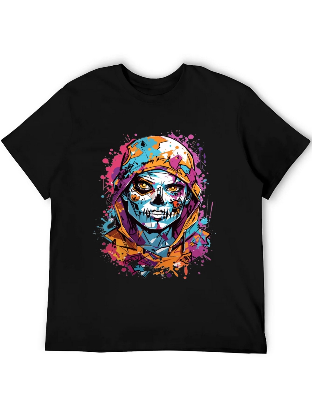 Skull Art Print T-Shirt - Unique Graphic Tee product image 5