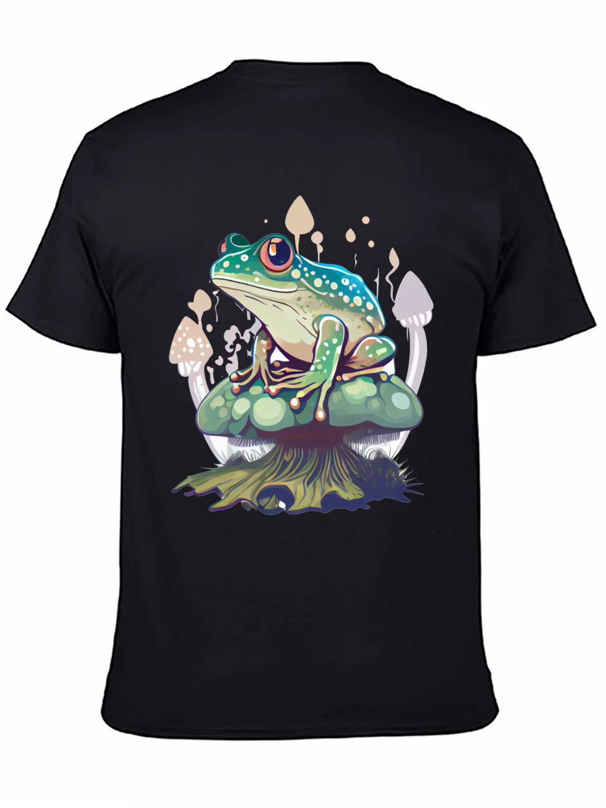 Frog on Mushroom T-Shirt - Unique Graphic Tee product image 3
