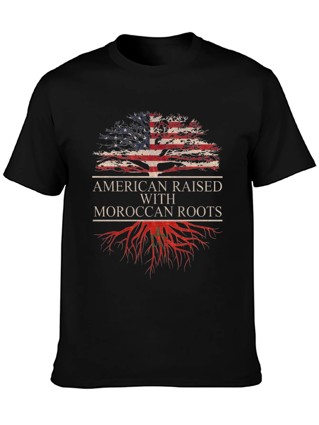 American Raised Moroccan Roots T-Shirt product image 3