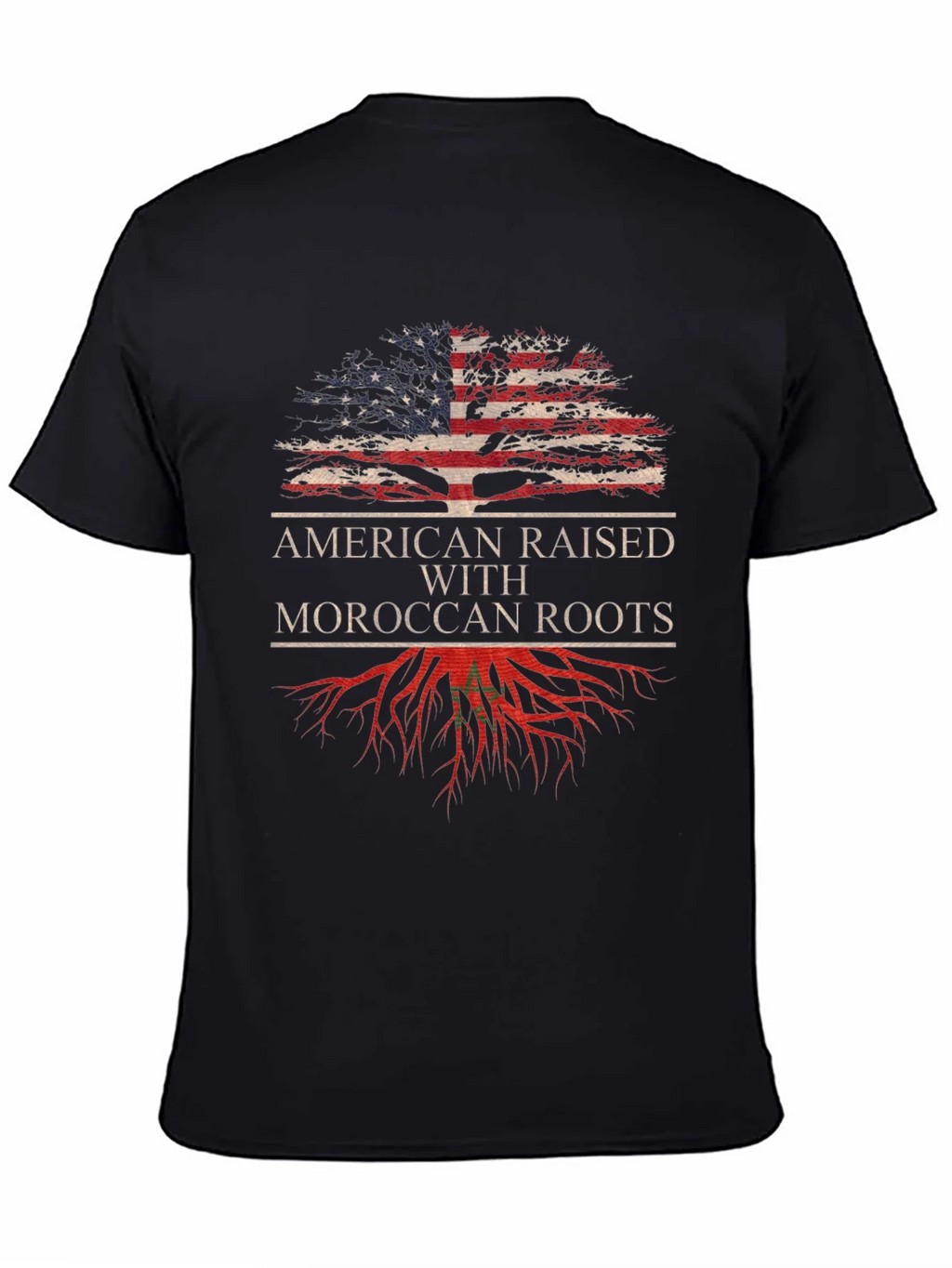 American Raised Moroccan Roots T-Shirt product image 4