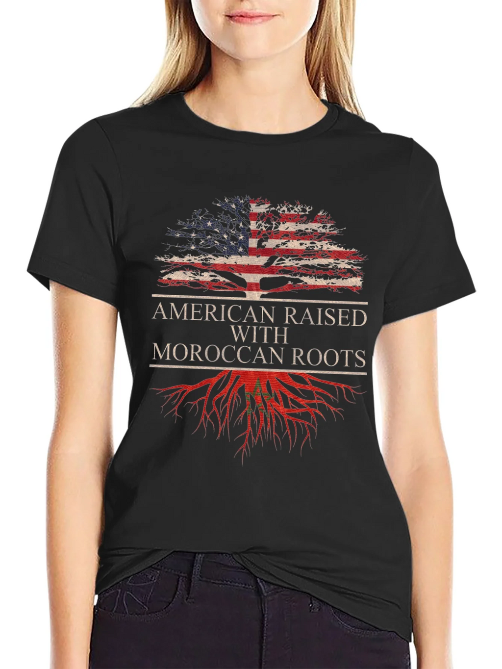 American Raised Moroccan Roots T-Shirt product image 2