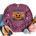 Horror Pumpkin Sweatshirt, Halloween 2022 Funny Long Sleve product image 1