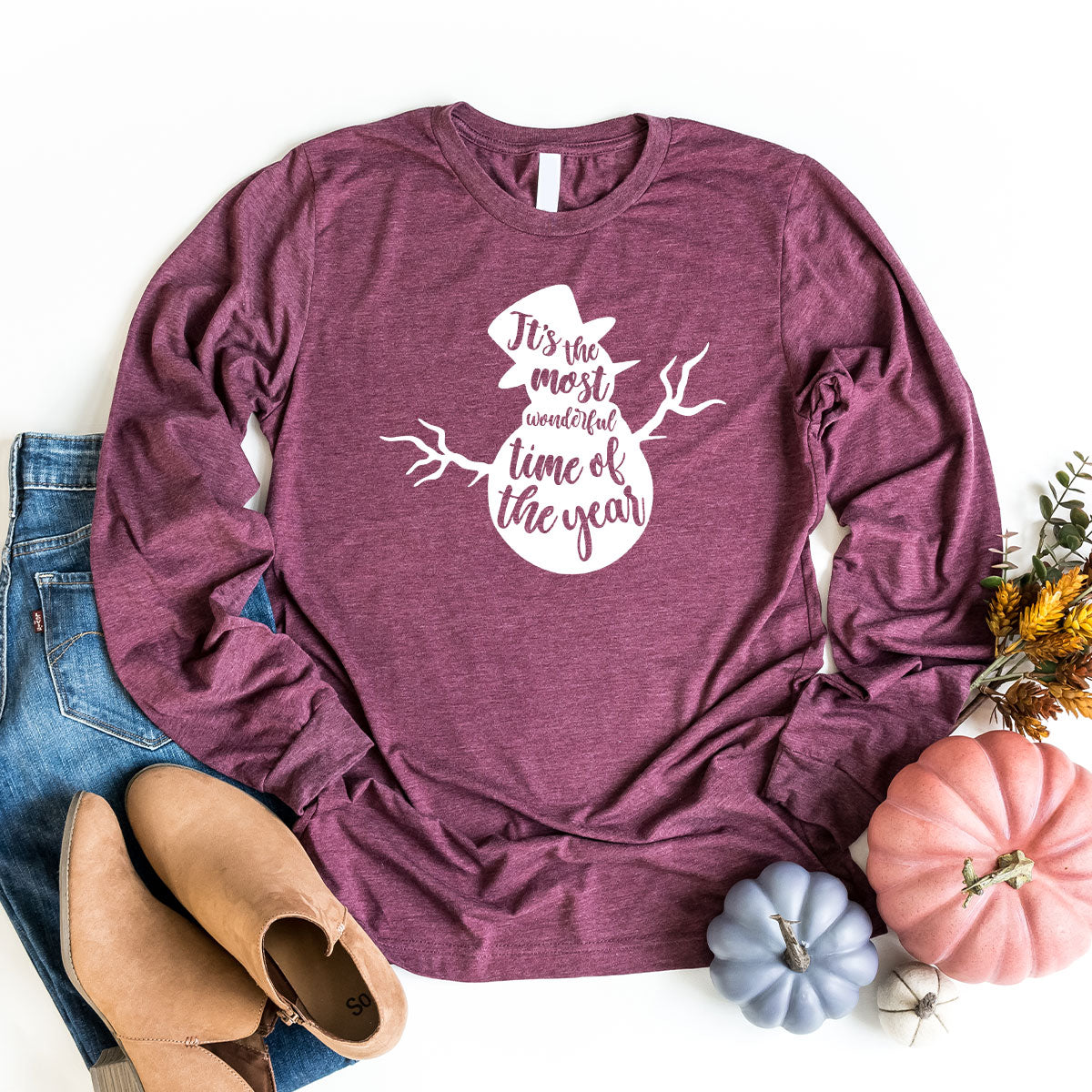 Snowman Christmas Hoodie, Funny Design, 2023 Xmas Sweatshirt product image 13