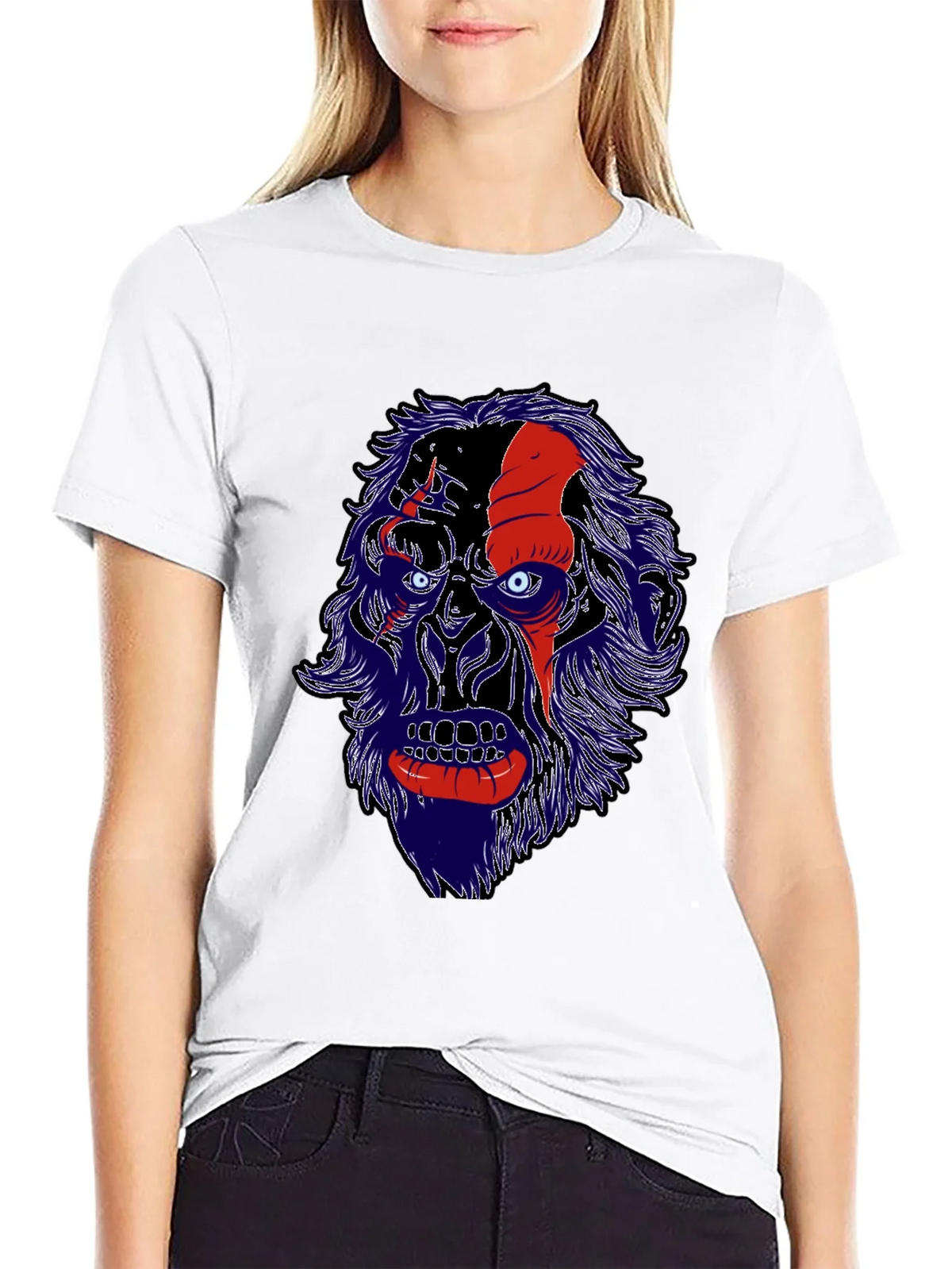 Unique Graphic Tee - Gorilla Face Design product image 5