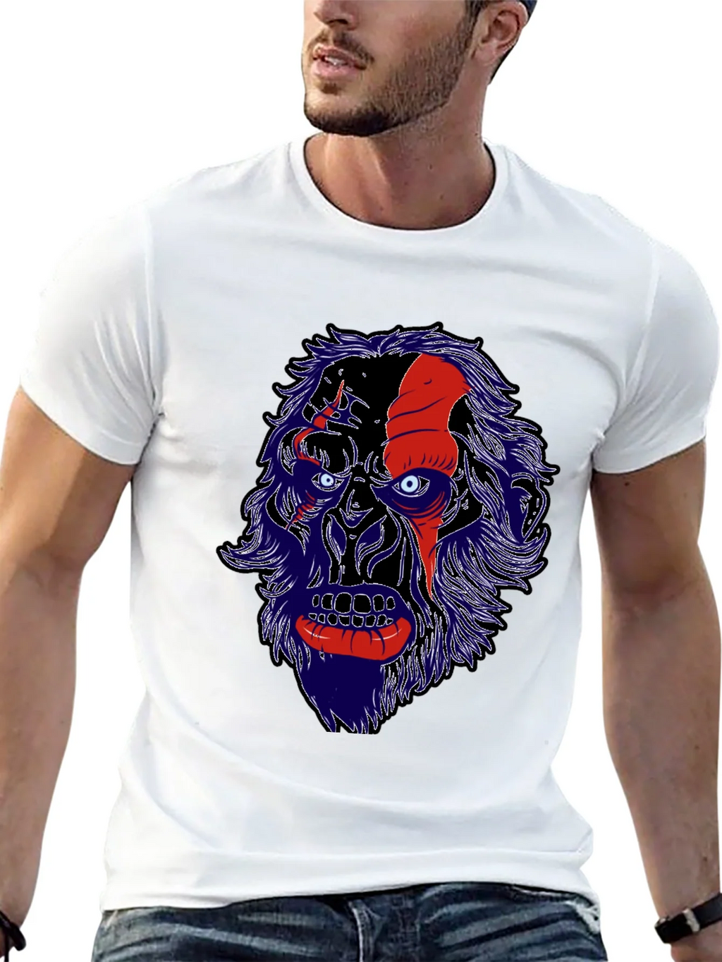 Unique Graphic Tee - Gorilla Face Design product image 7