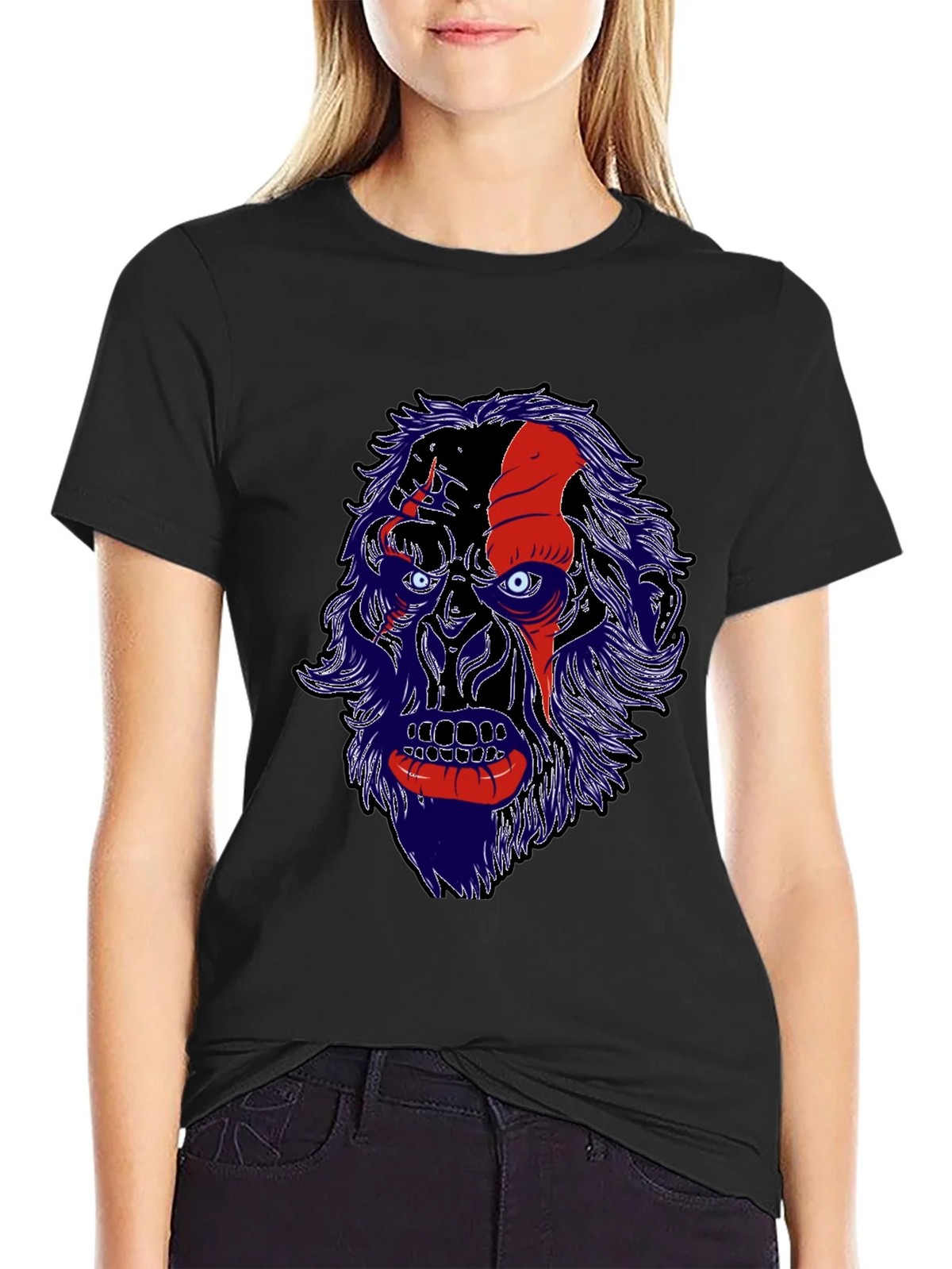 Unique Graphic Tee - Gorilla Face Design product image 1