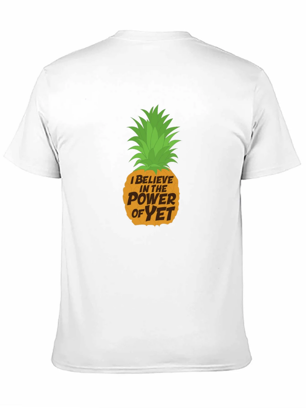 Power of Yet Pineapple Graphic Tee - Black Cotton product image 3