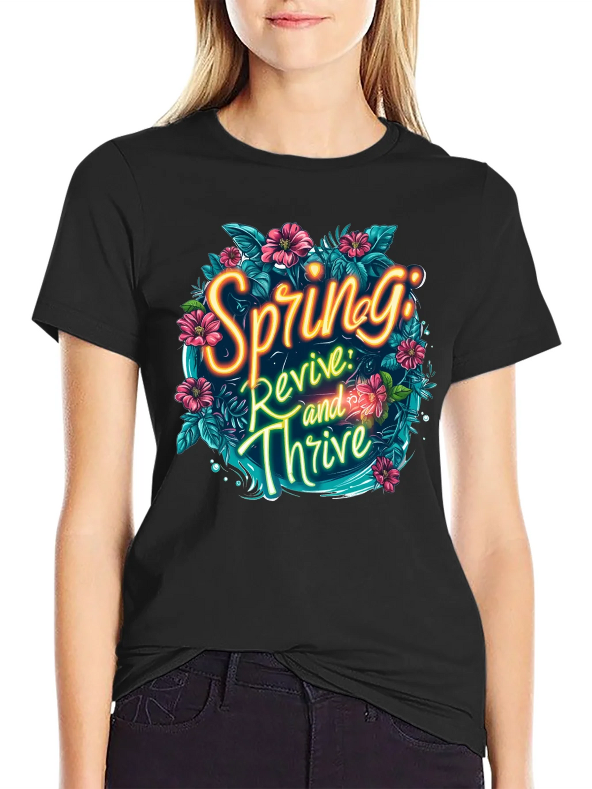 Spring Revive & Thrive Graphic Tee product image 1