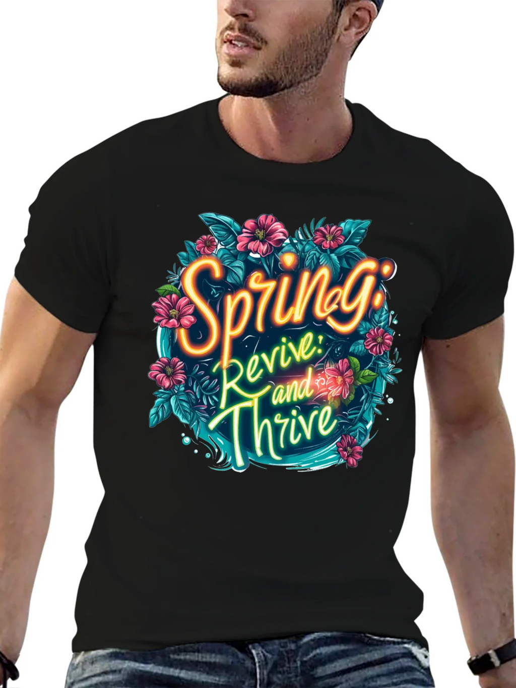 Spring Revive & Thrive Graphic Tee product image 3