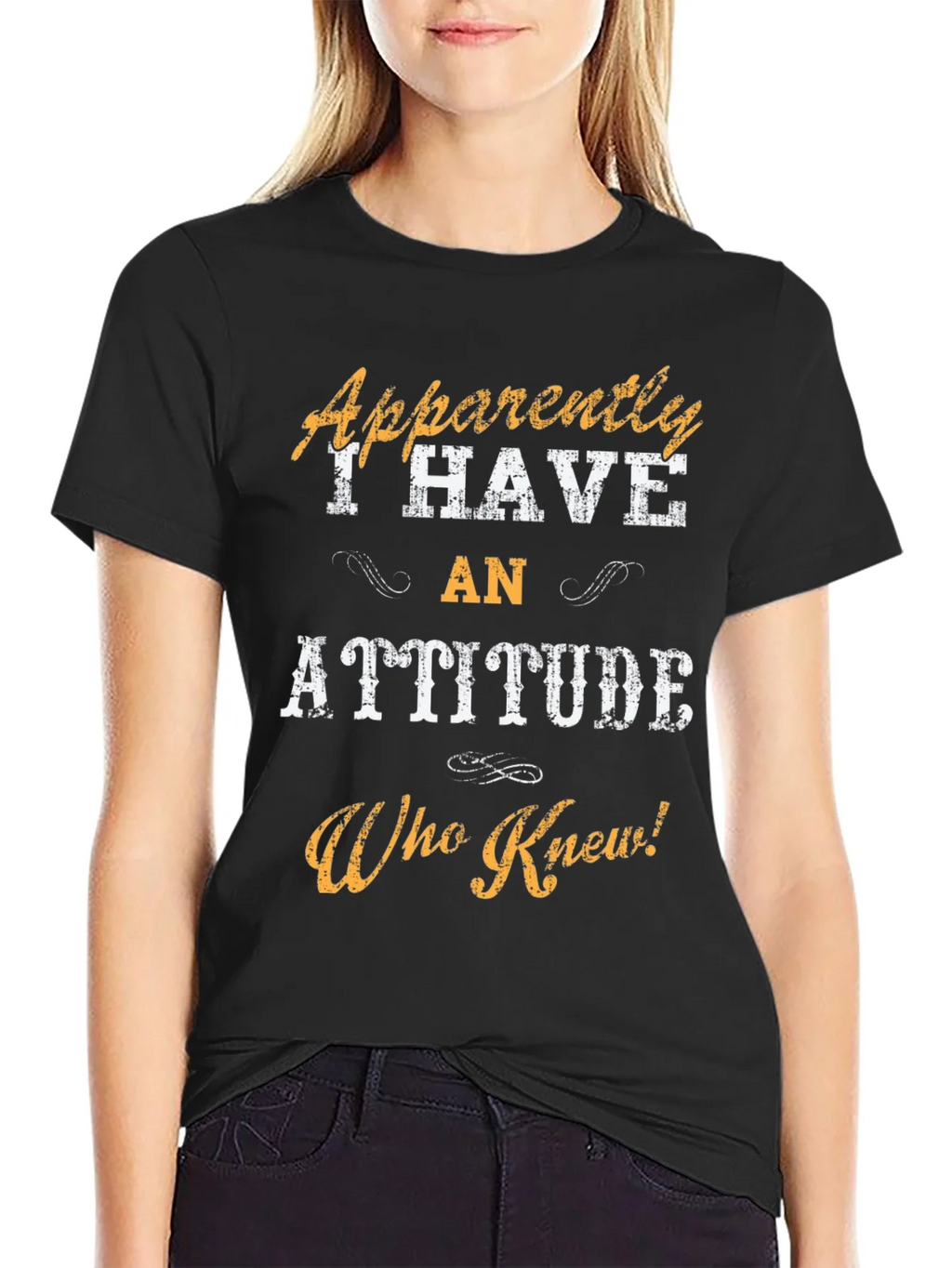 Attitude T-Shirt: Funny Sarcastic Mens Tee product image 1