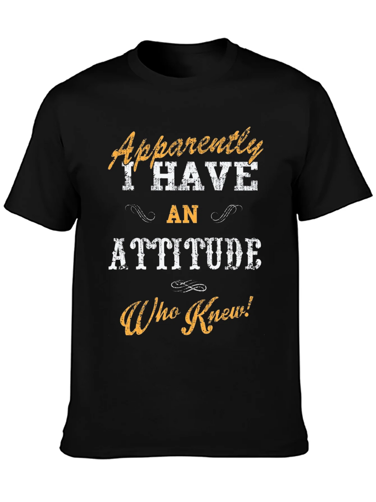 Attitude T-Shirt: Funny Sarcastic Mens Tee product image 2