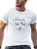 Forever In Love Graphic Tee - Stylish Unisex Black T-Shirt product image 1