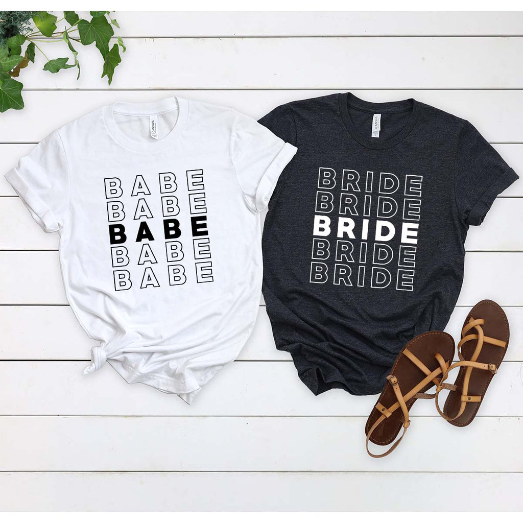 Bride Babe Shirt, Bridal Tee, Funny product image 5